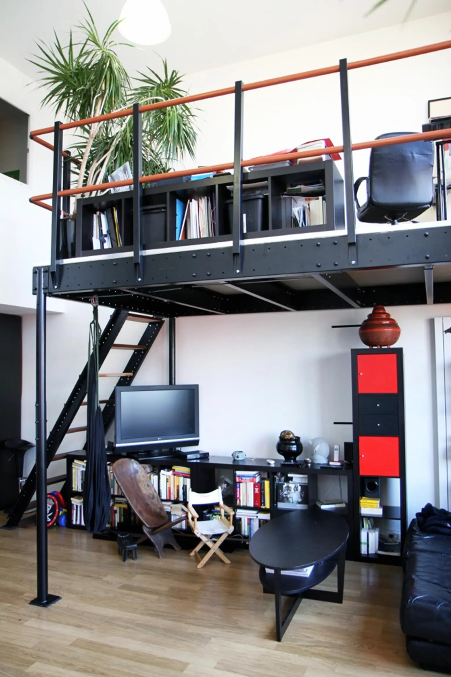 DIY Loft Kit, microloft, tiny apartment solutions, how to make more space in a small apartment