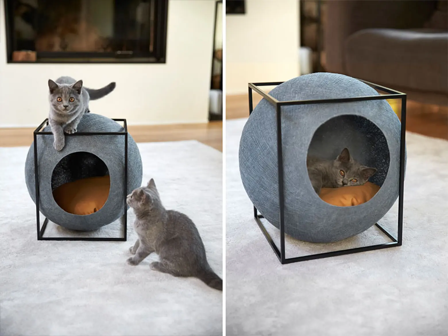 meyou, the cube, modern cat bed