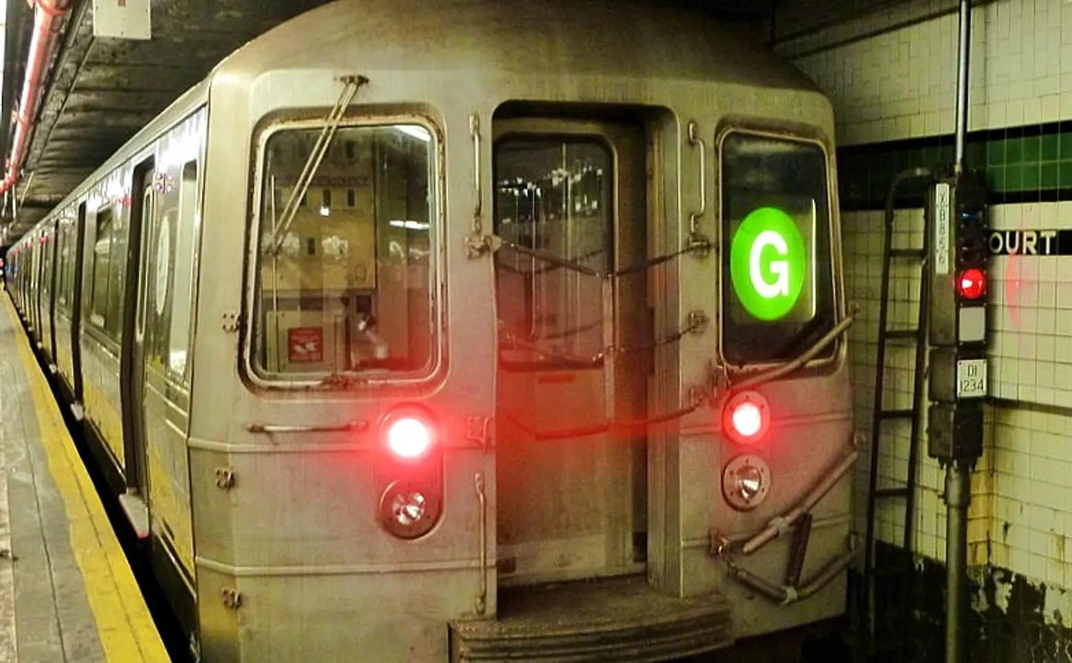 G train, NYC subway
