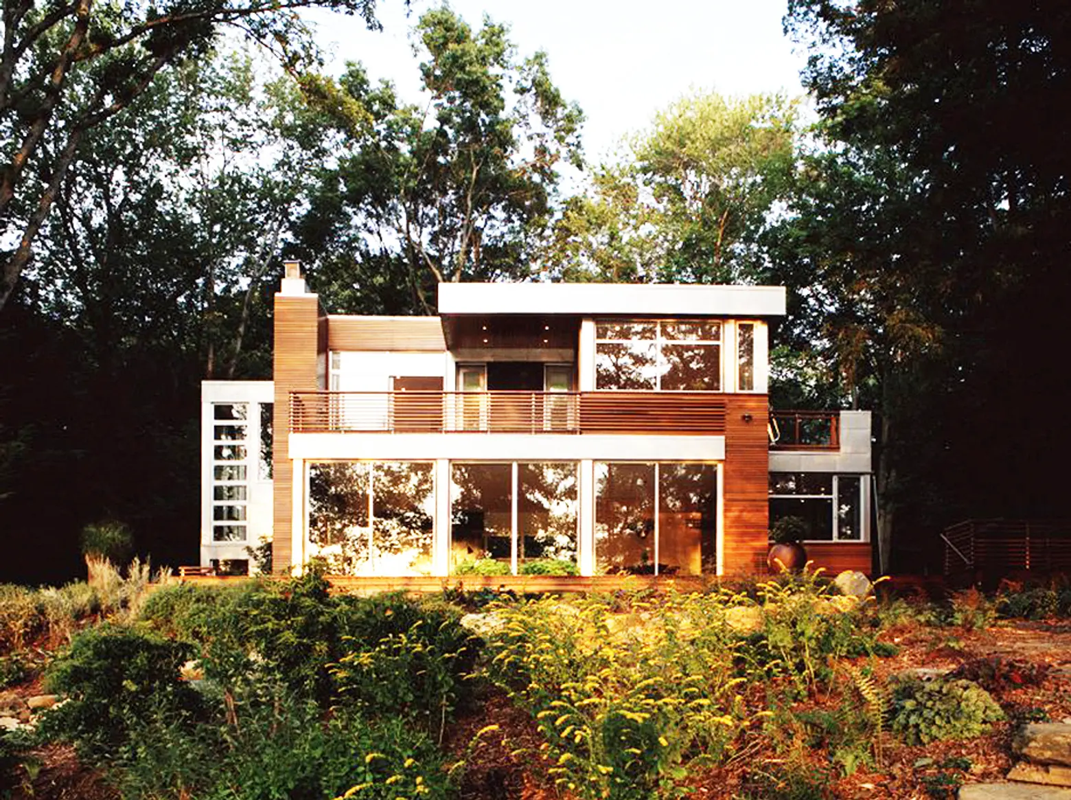 Resolution: 4 Architecture, Lakeside House, Sagamore Lake, white oak floors, woodland views, natural light, Kent, NY,