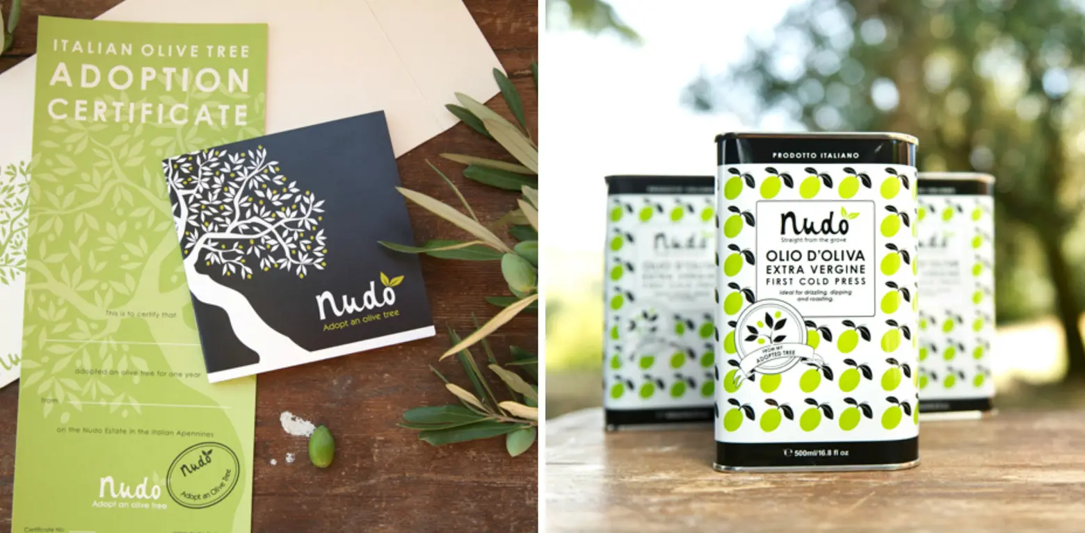 Nudo olive oil, adopt an olive tree