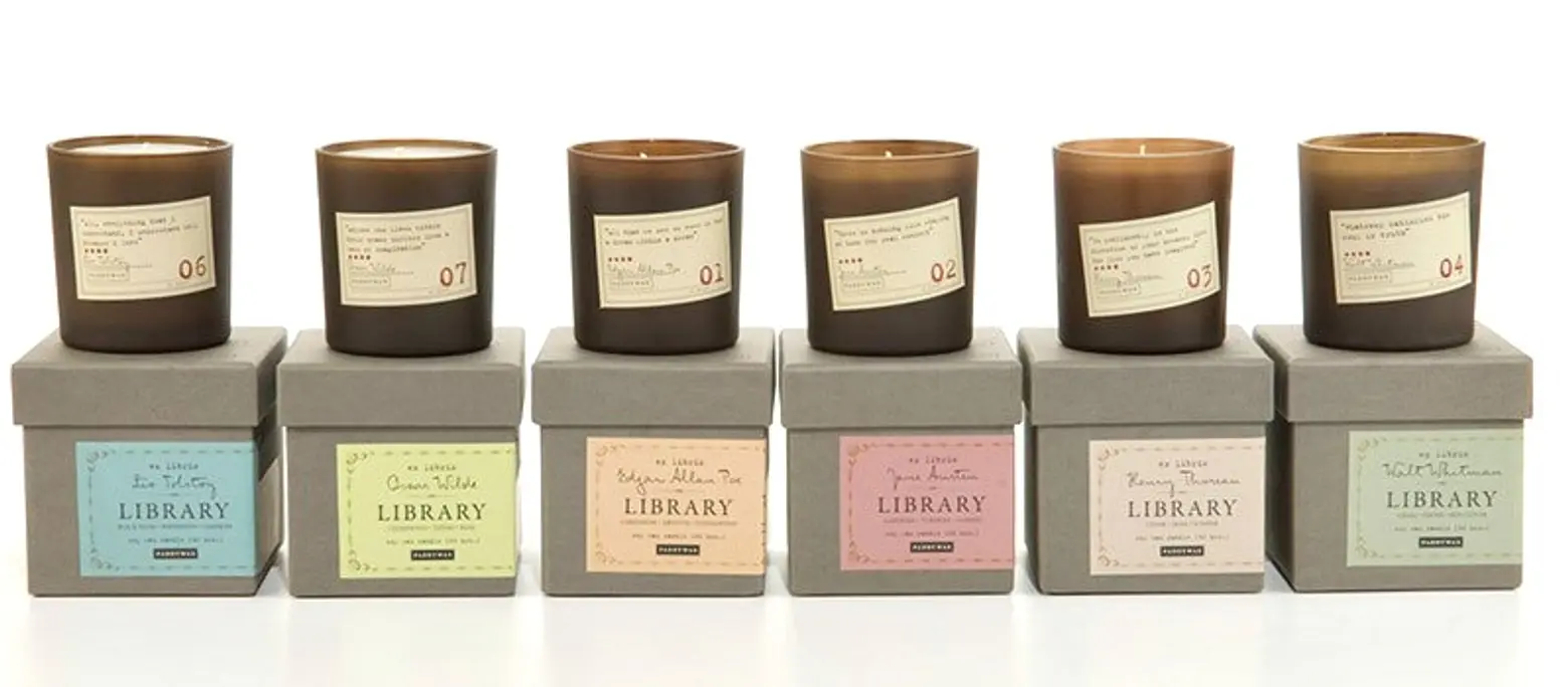 Paddywax candles, Library collection