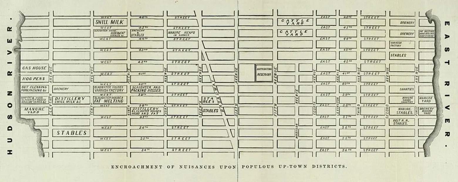 NYC sanitation map-19 century-1
