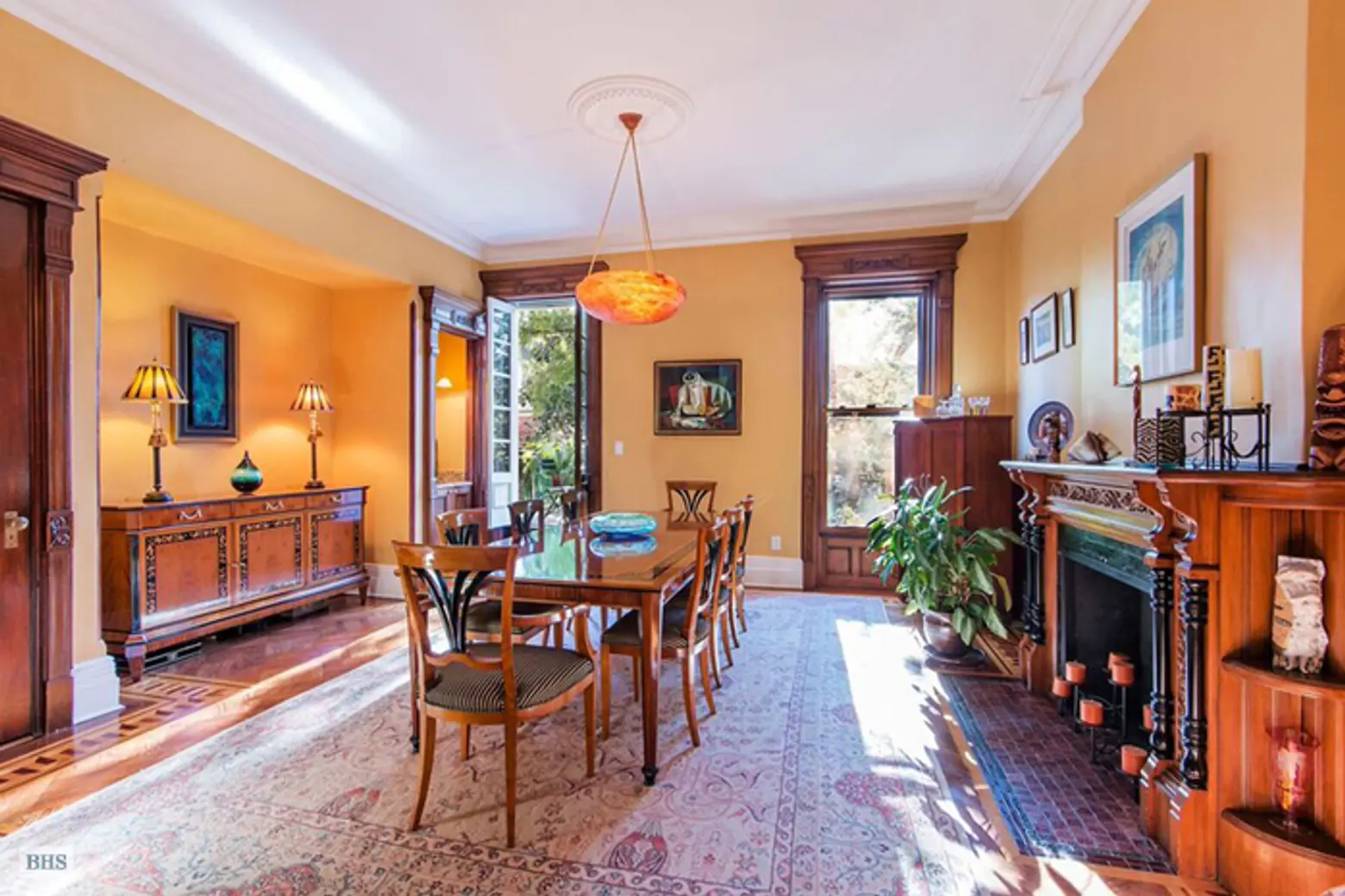 226 garfield place, brownstone, park slope, dining room