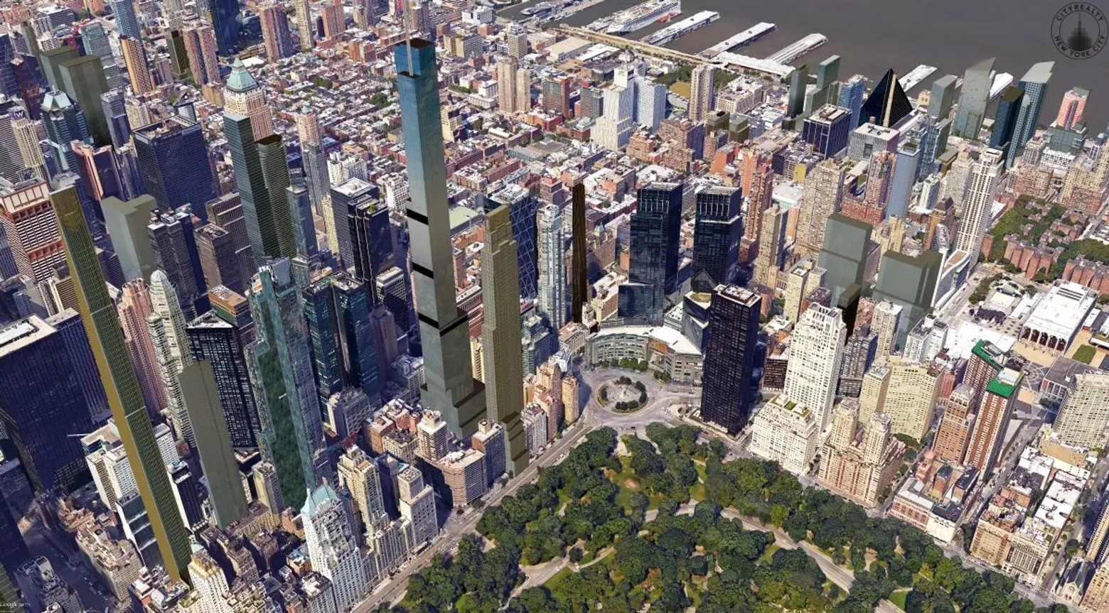 NYC supertalls, Manhattan skyscraper, Columbus Circle, New York construction, development