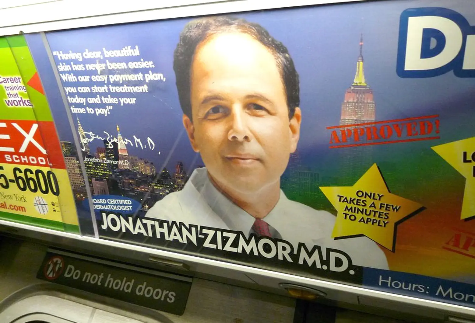 Dr. Zizmor, NYC subway ads