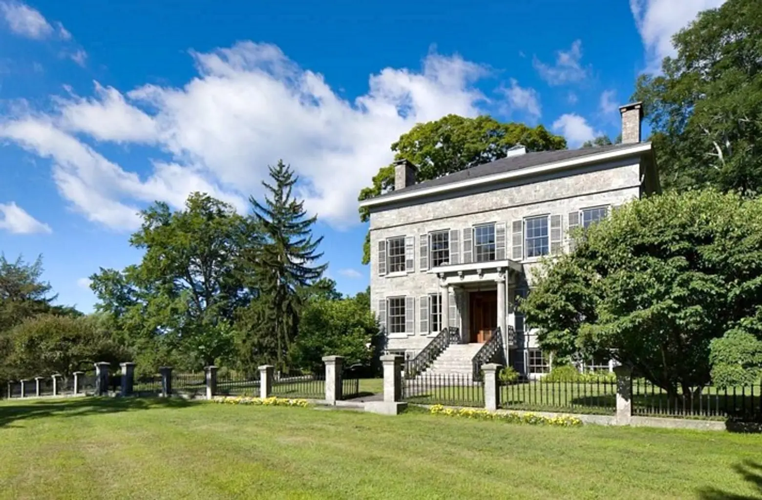 Gerard Crane House, 413 Route 202, Somers NY, Greek Revival mansion,