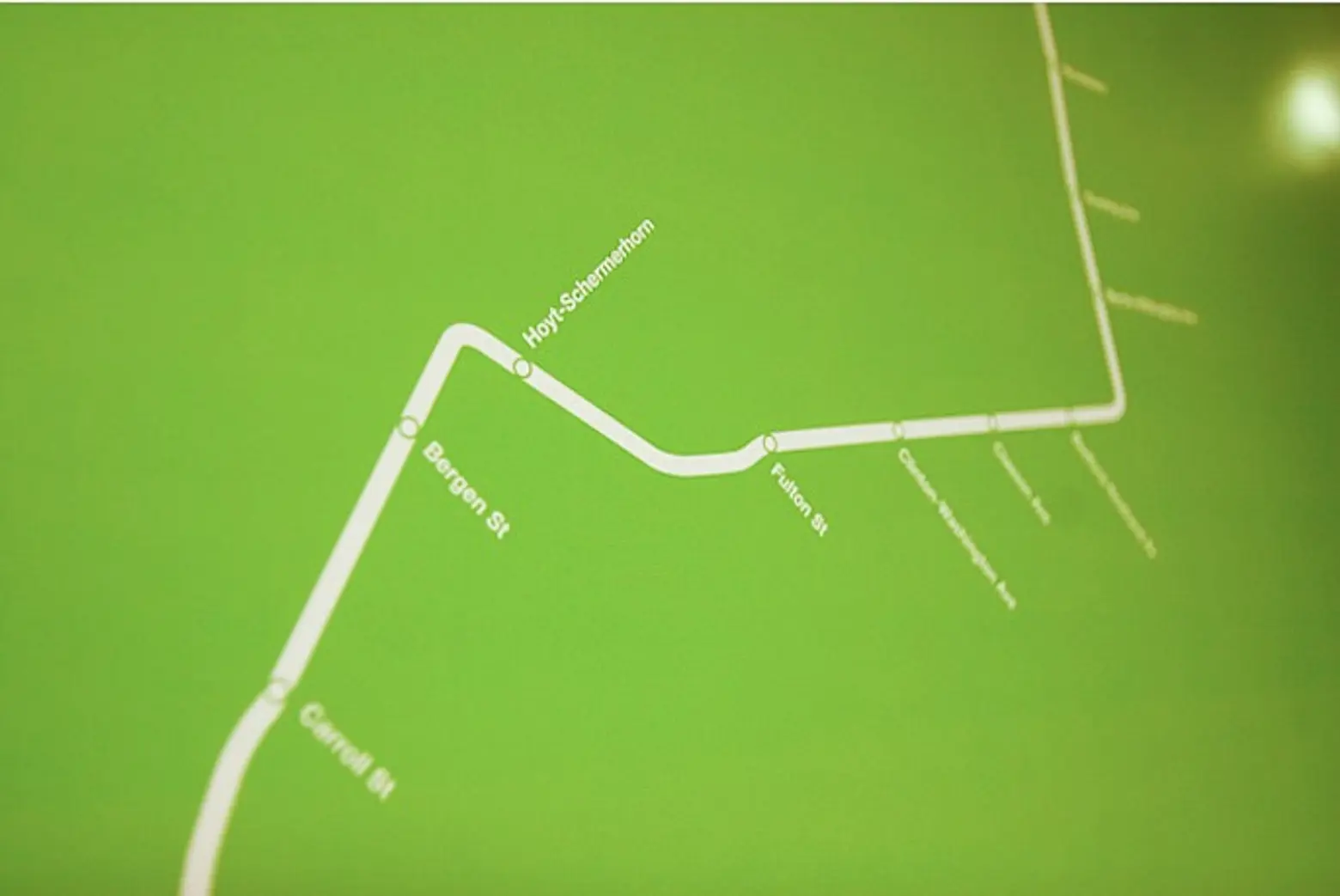 Subway Map Green Detail 2 685