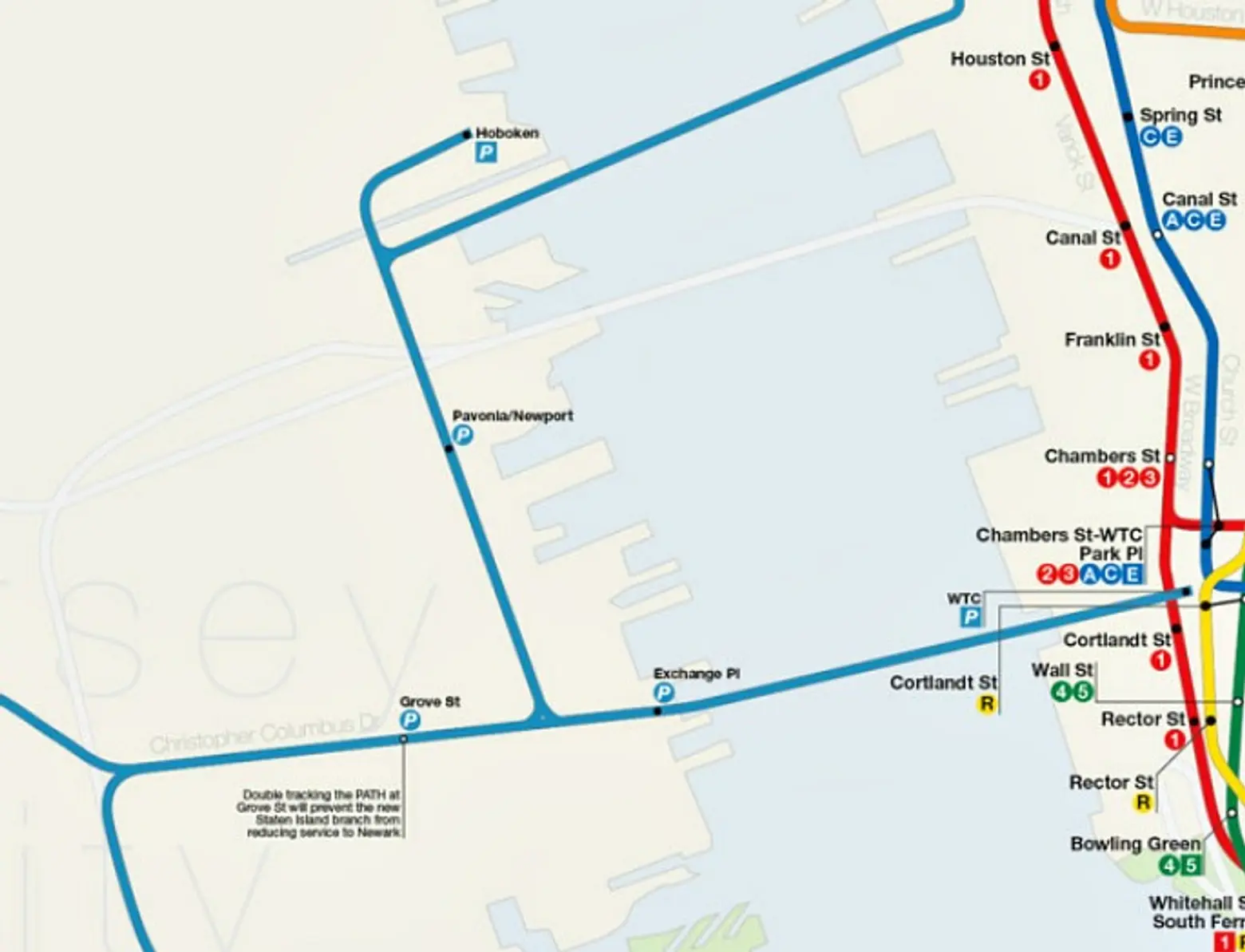 future NYC subway-Staten Island PATH