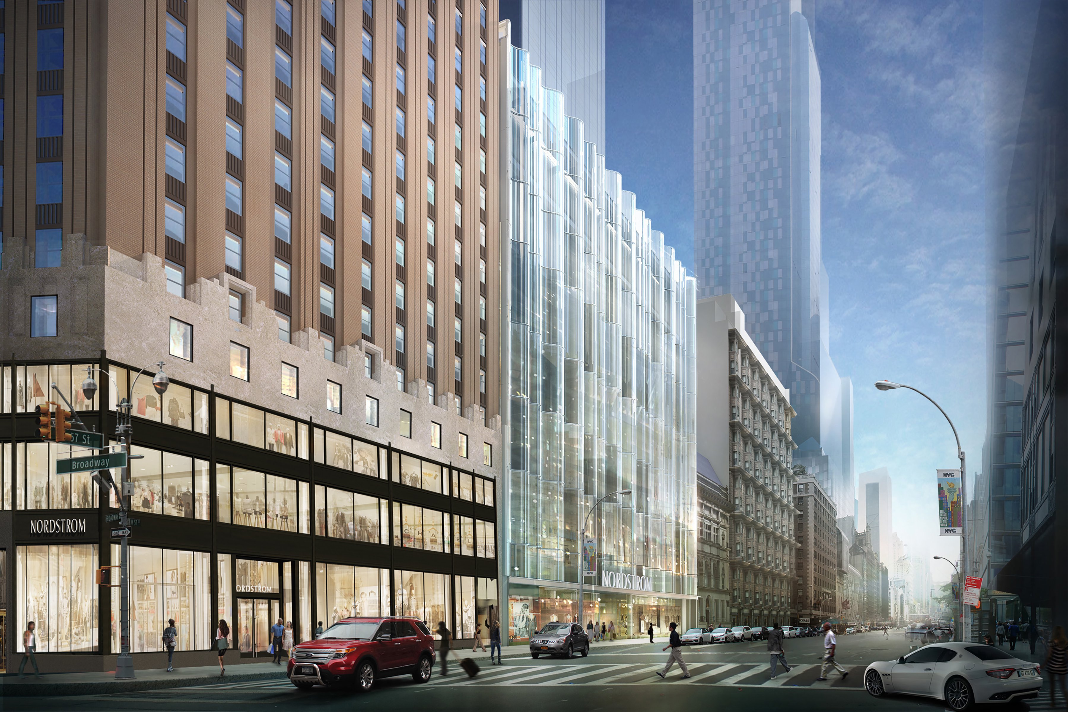 Nordstrom Opens NYC Flagship Featuring Waveforms Facade by James