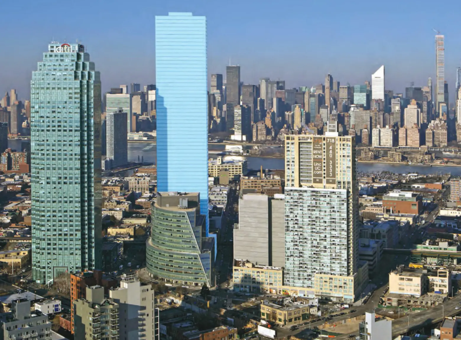 Court Square City View Tower, 23-15 44th Drive, Long Island City development, United Construction & Development Group, tallest building in Queens, NYC tallest towers, Goldstein Hill & West Architects