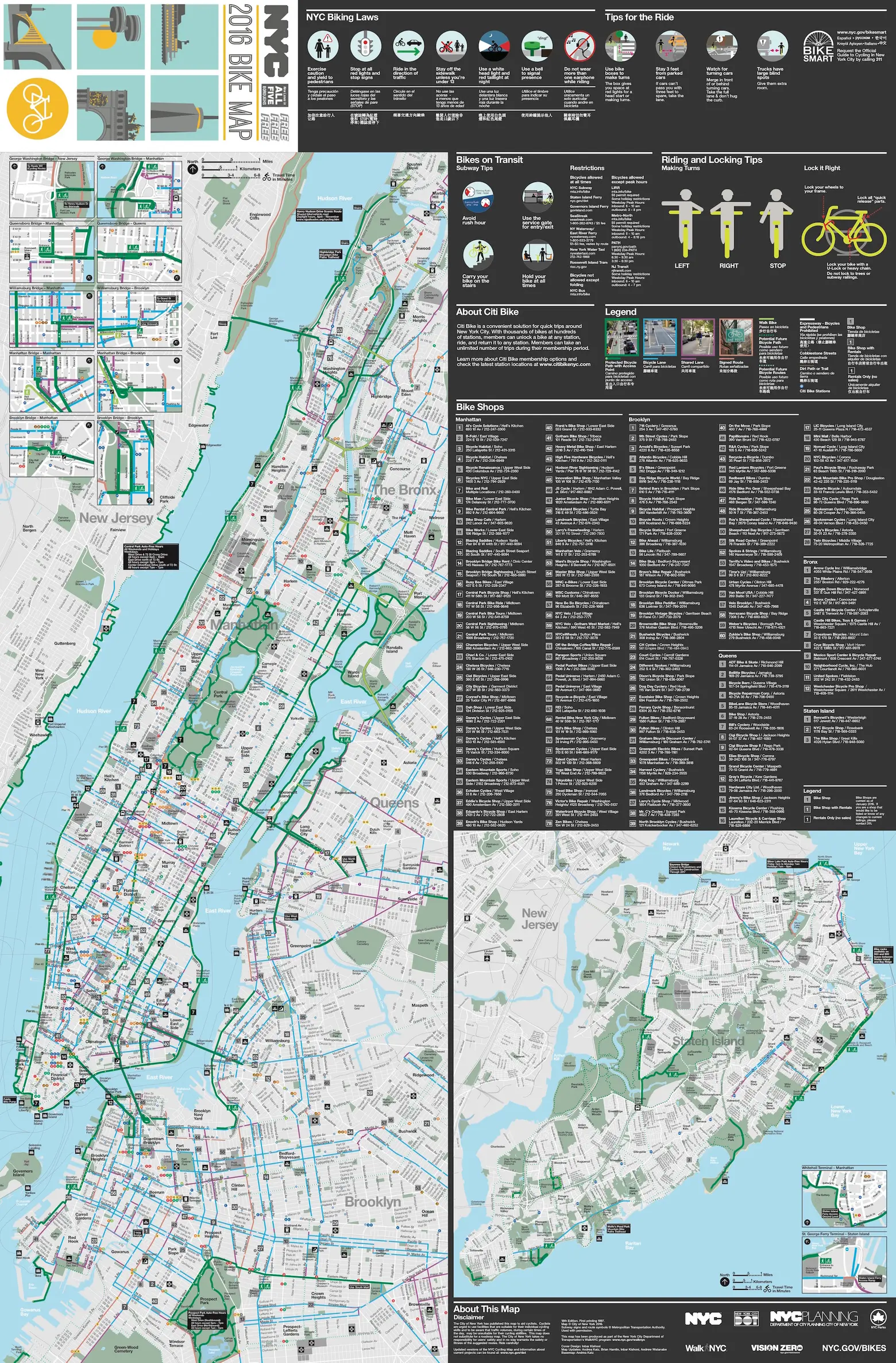 DOT, bike map, bike lanes, department of transportation, transportation,