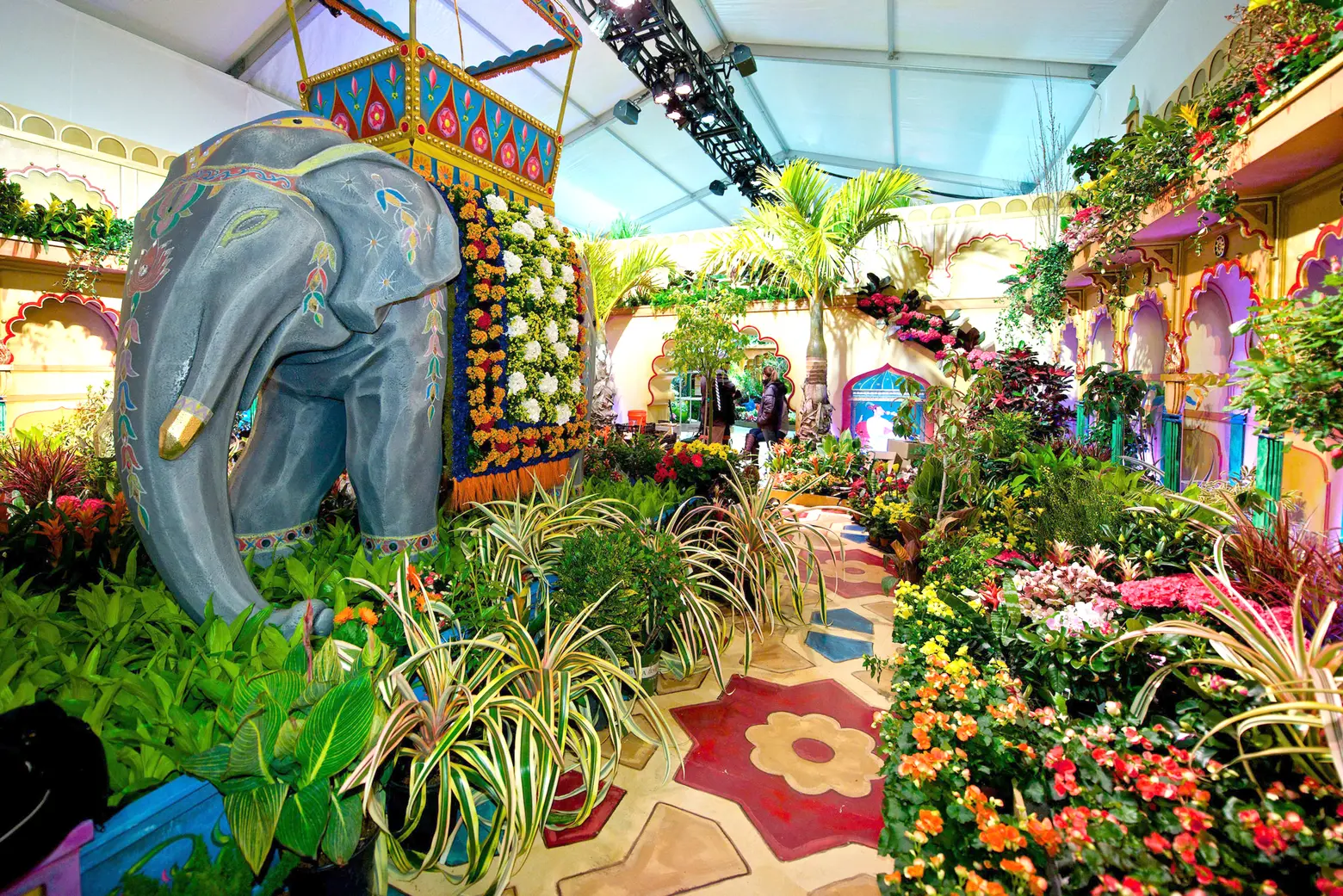 Macy's Flower Show, Macy's Herald Square, flower sculptures, department store displays
