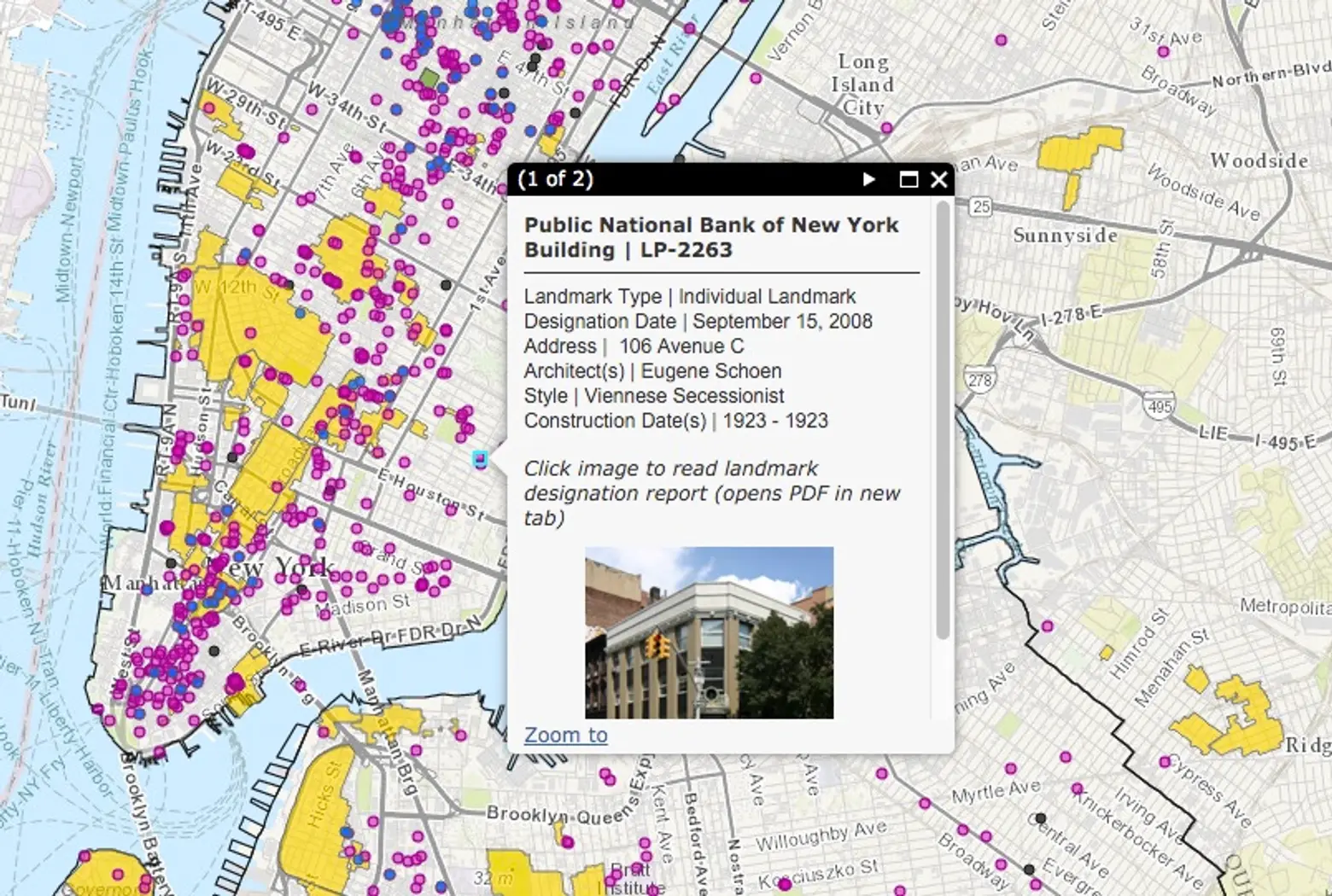 Discover NYC Landmarks, LPC, Landmarks Preservation Commission, Historic Districts, Maps