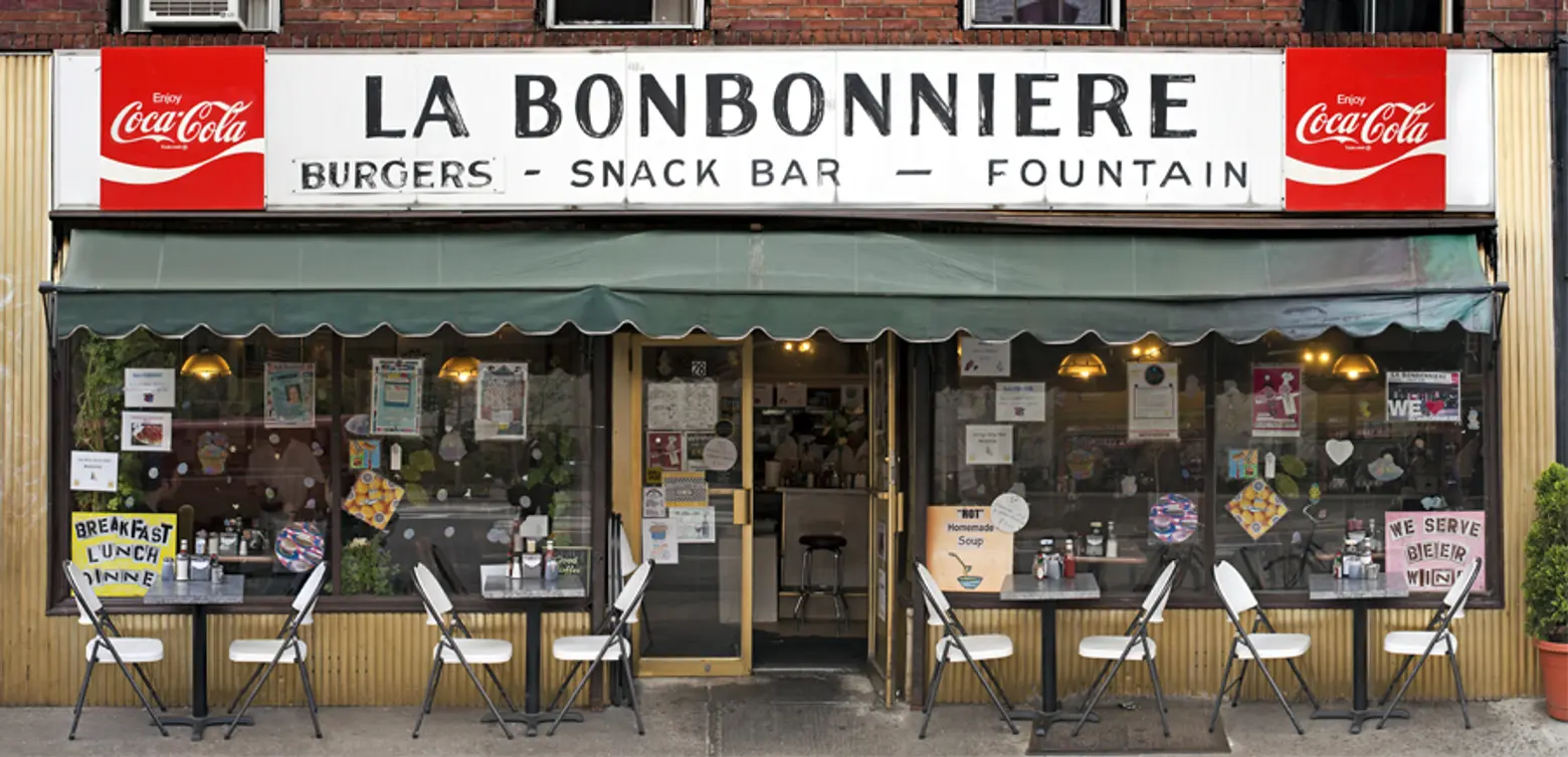 La Bonbonniere, Privilege Signs, James and Karla Murray, disappearing storefronts, NYC mom and pops