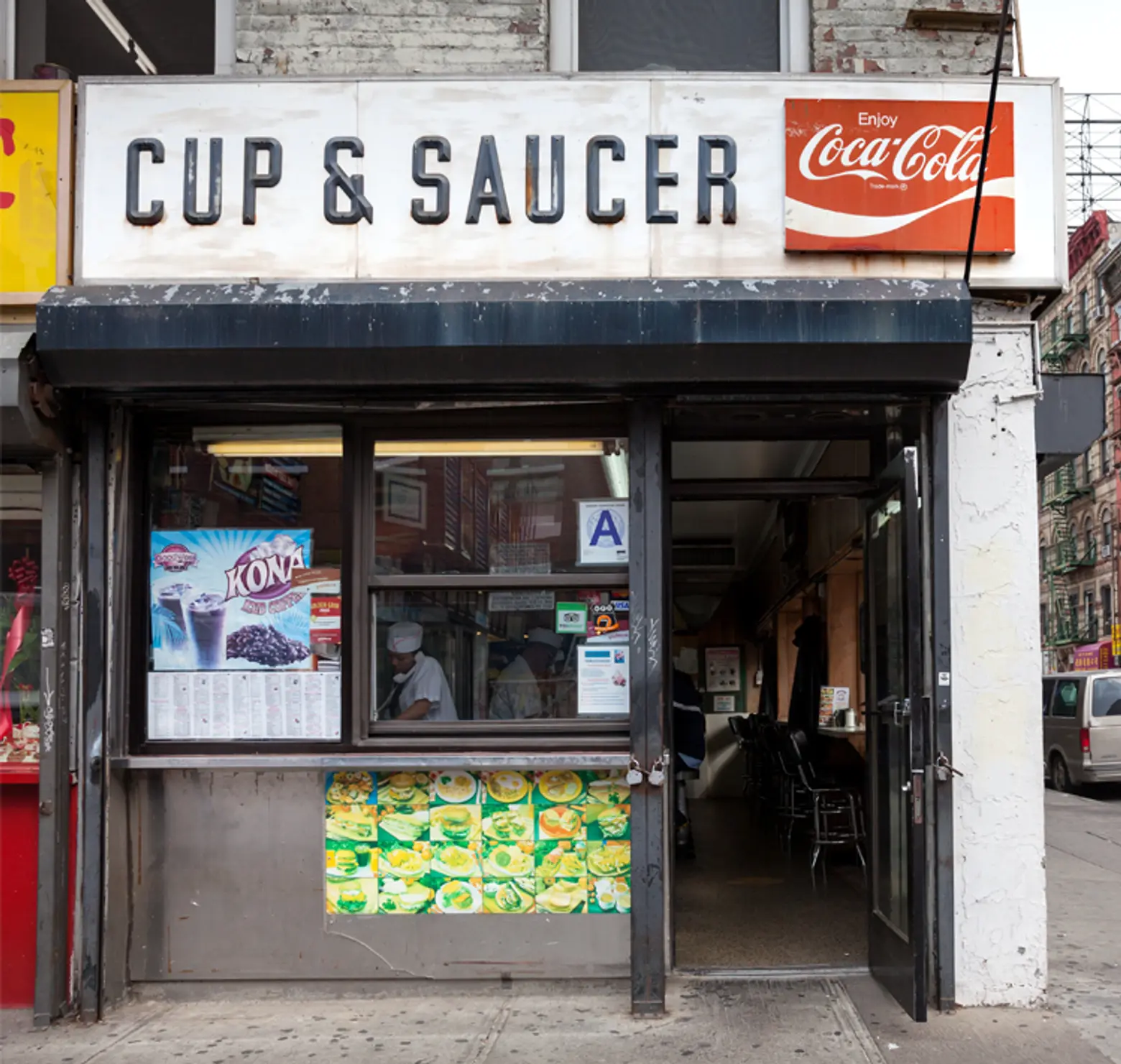Cup & Saucer, Privilege Signs, James and Karla Murray, disappearing storefronts, NYC mom and pops