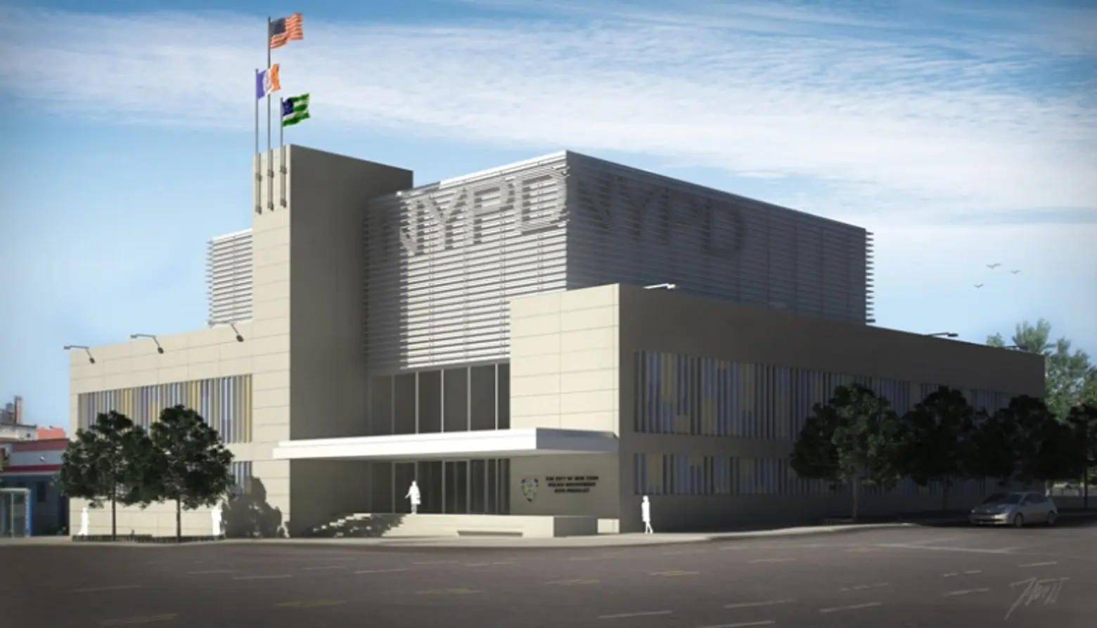 NYPD 40th Precinct station house, Karlsberger, Department of Design and Construction