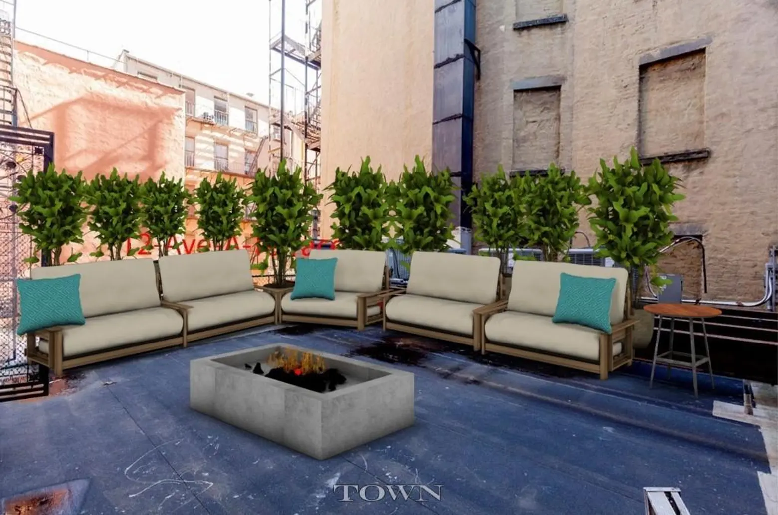 12 Avenue A, private roof deck, outdoor space, condo, east village 
