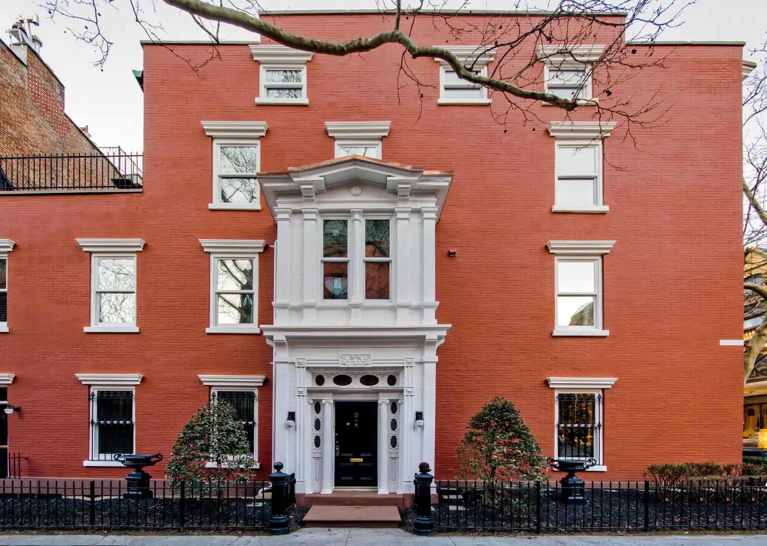 2 sidney place, facade, brooklyn heights, historic townhouse, 