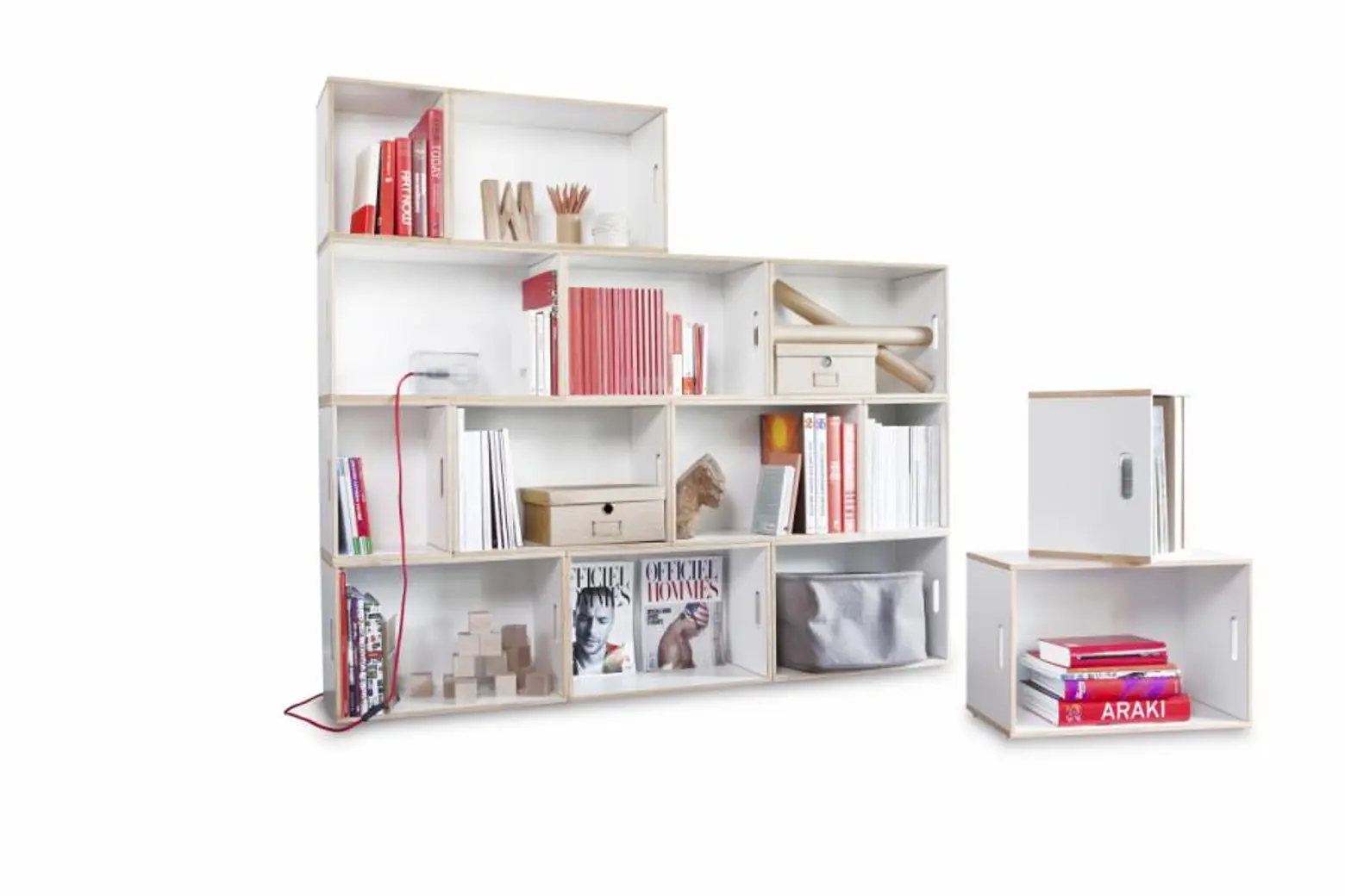 Modular shelving and bookcases - BrickBox Modular shelves & bookcases