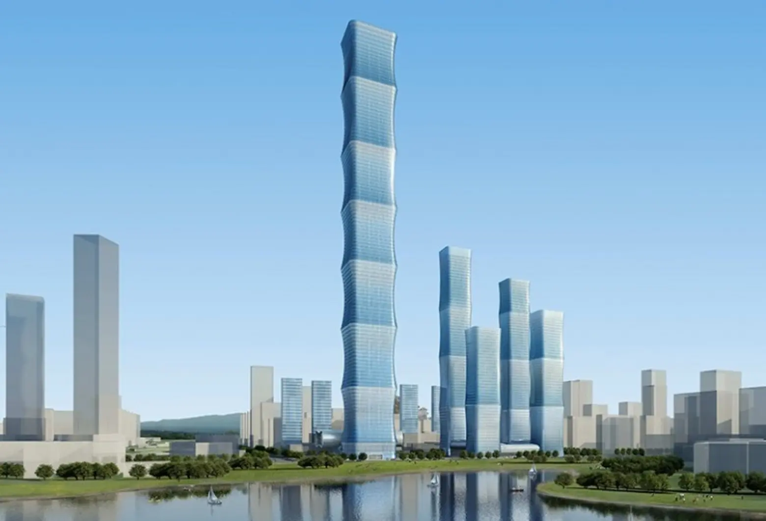Evergrande International Finance Center proposed for Hefei China