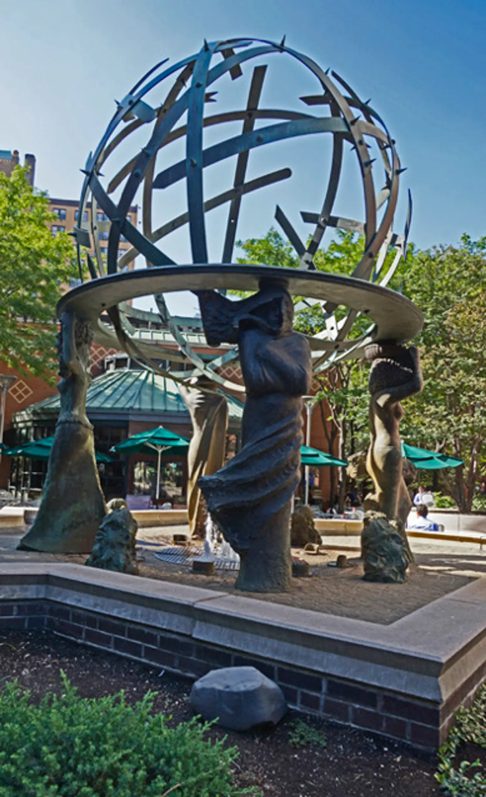 sidney simon statue worldwide plaza