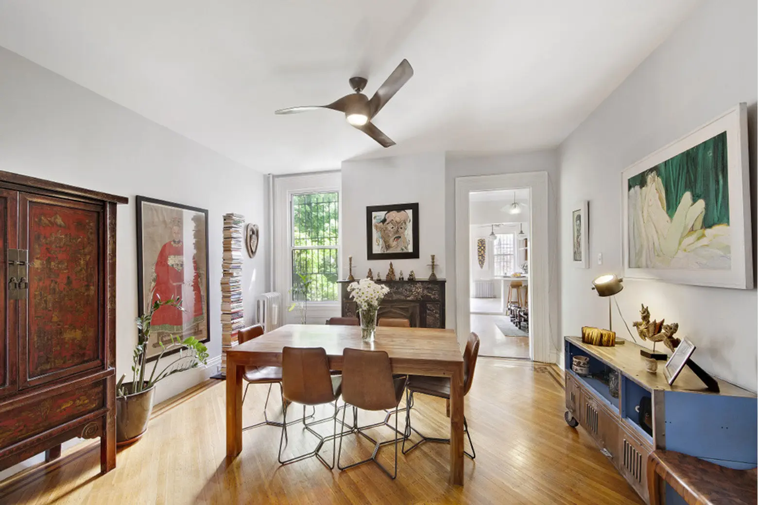 123 cambridge place, clinton hill, frame house, dining room 