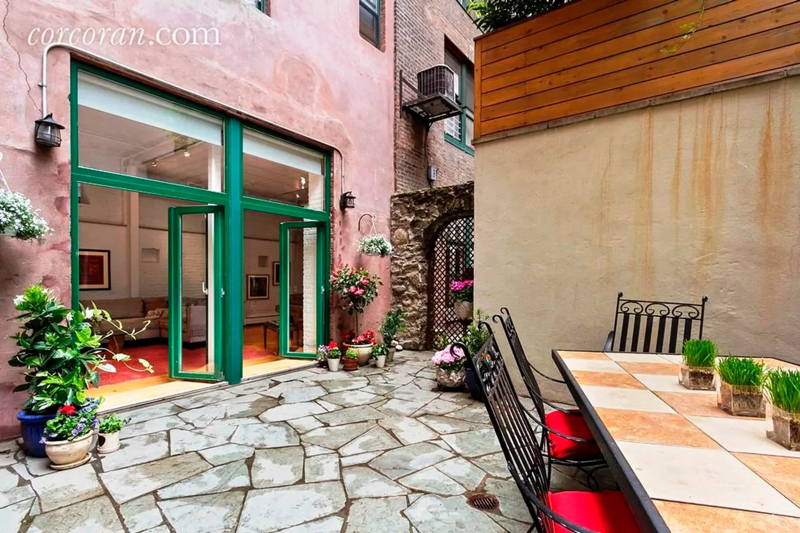 211 east 2nd street, the carriage house, rental, east village, patio, private patio