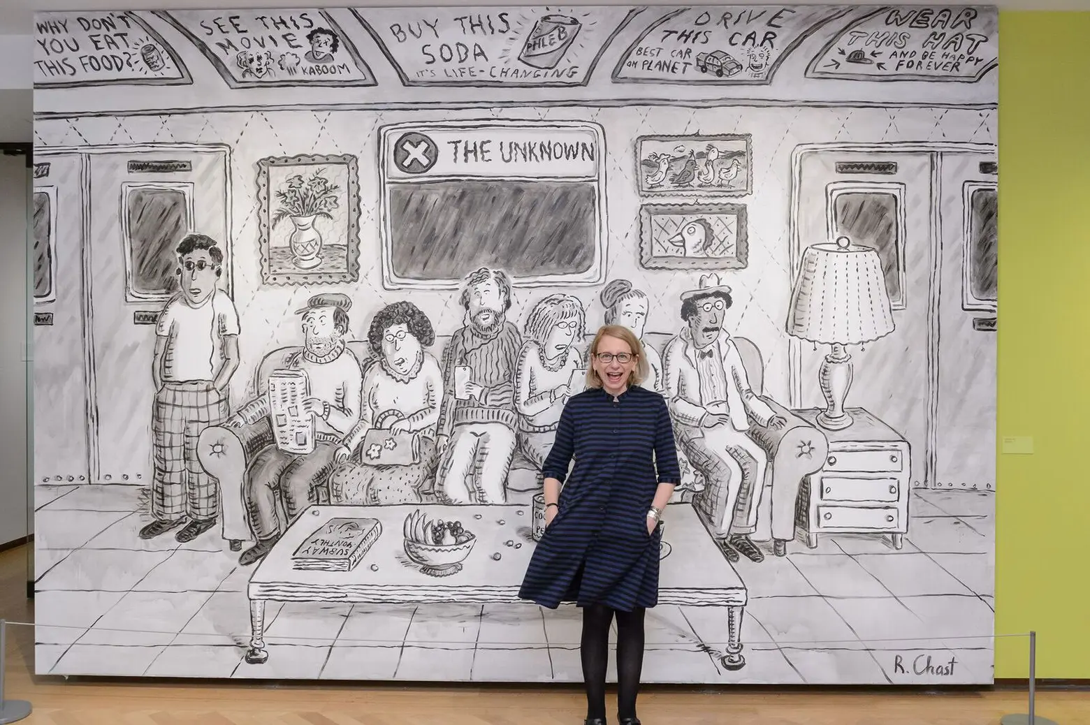 roz chast 'subway sofa' for the new yorker