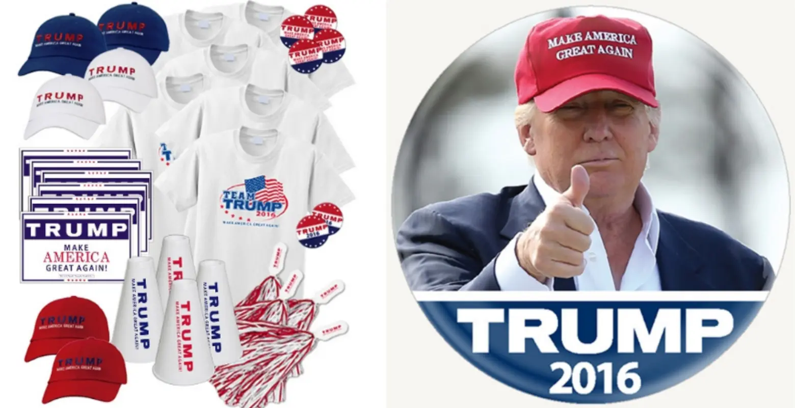 Donald Trump-merchandise-signs
