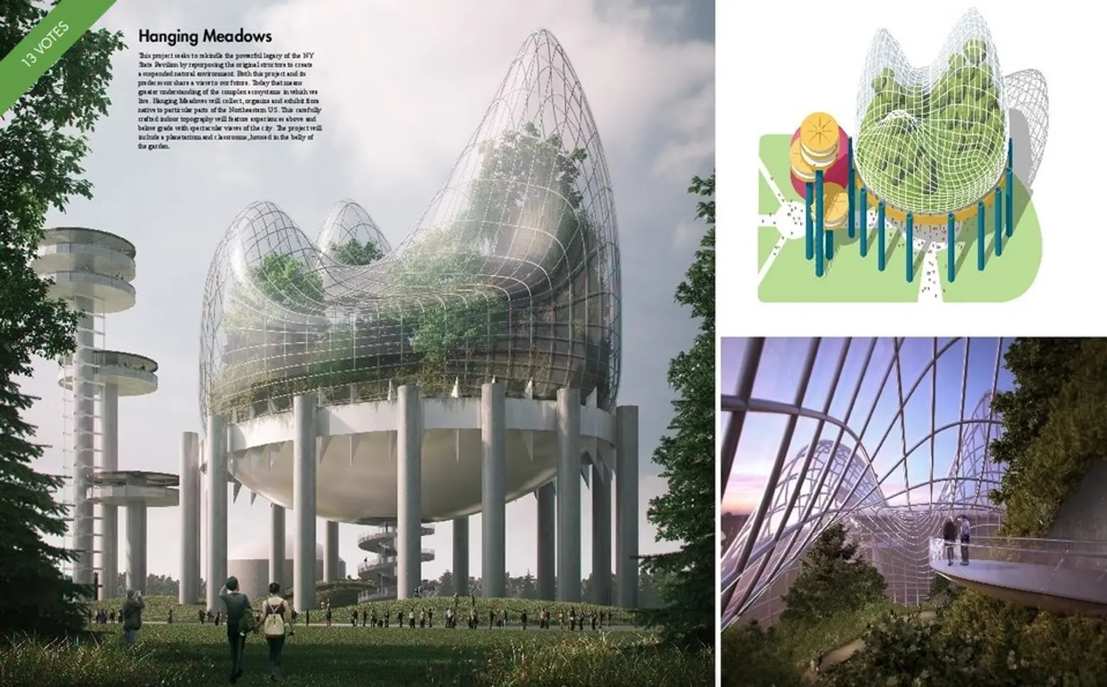 NY State Pavilion-Competition-Hanging Meadow