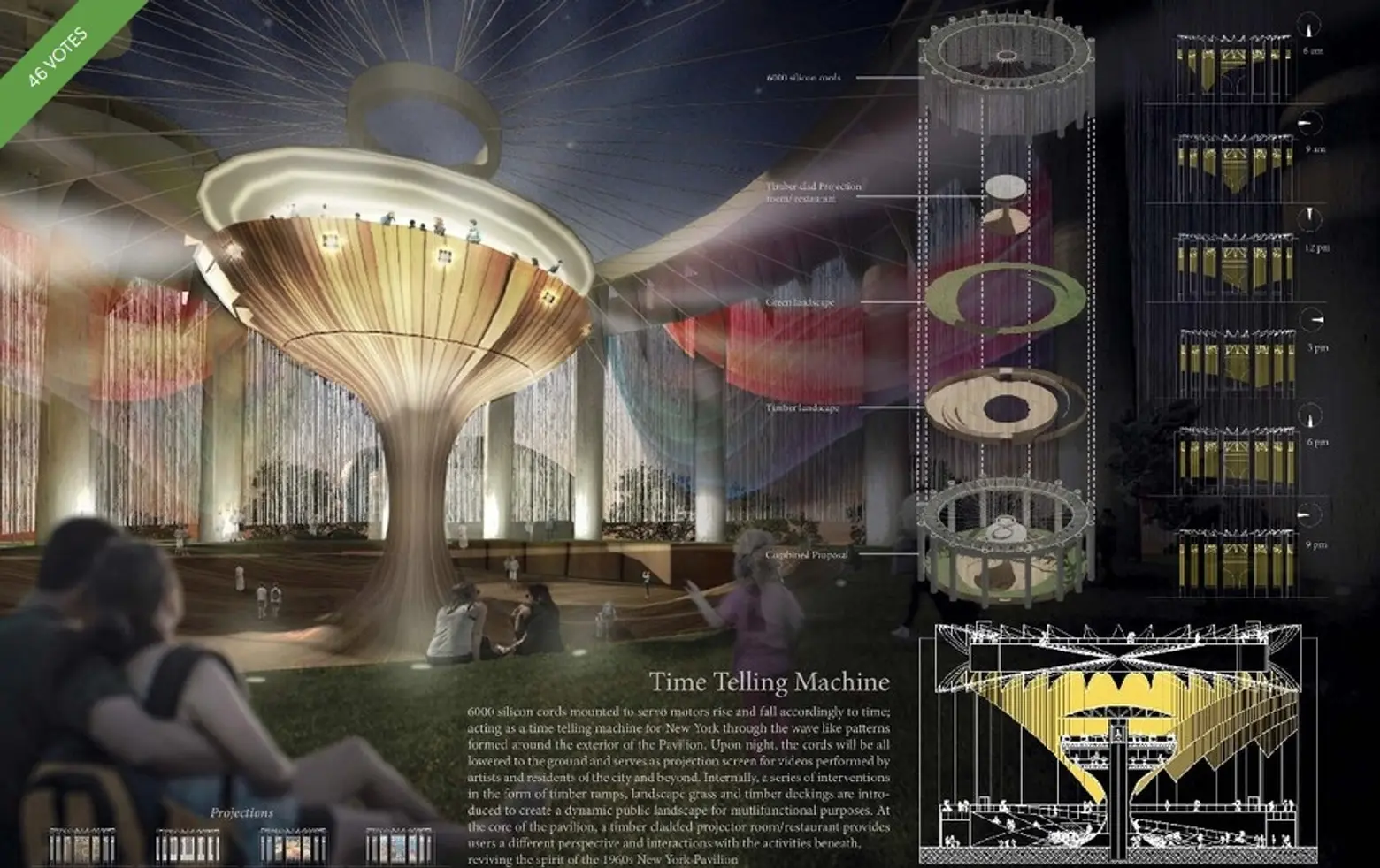 NY State Pavilion-Competition-Time Telling Machine