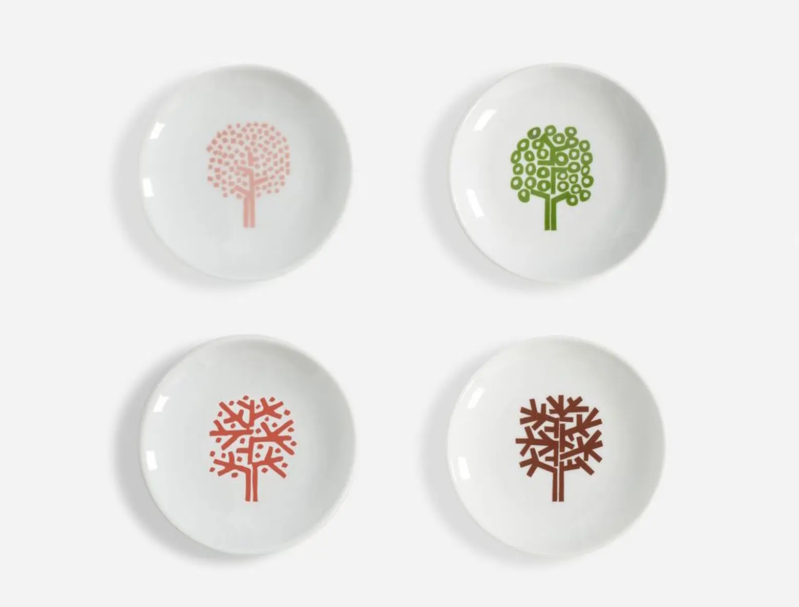 Four Seasons Auction Plates Four