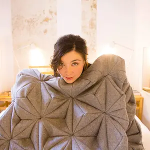 Bianca Cheng Costanzo, Cashmere Wool Blanket, BLOOM Blanket