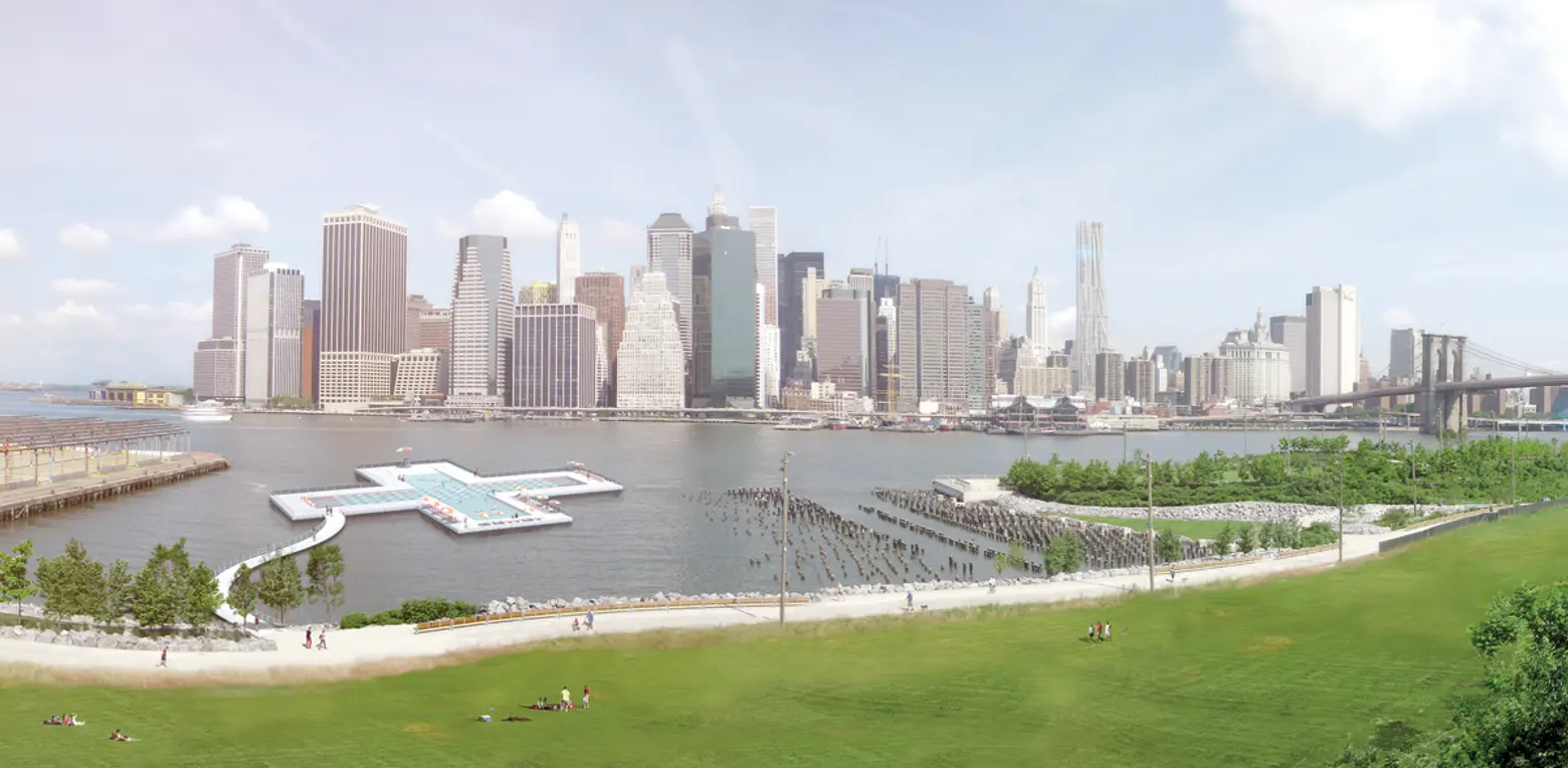 The city wants to put a self-filtering floating swimming pool on the East River