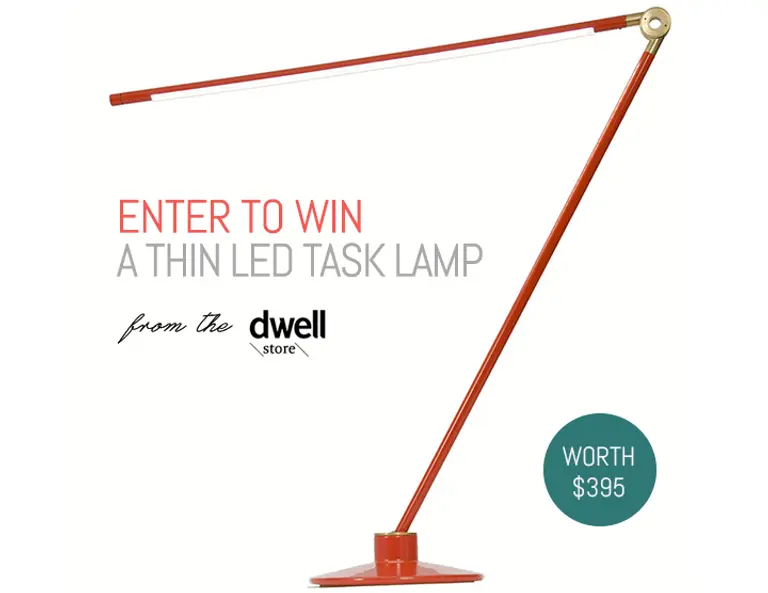 LAST DAY TO ENTER: Win a Juniper THIN LED Task Lamp from the Dwell Store!