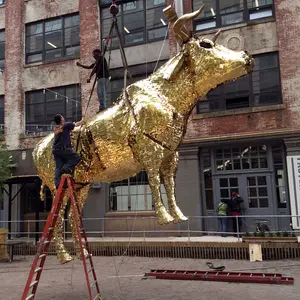 Sebastian Errazuriz Golden Cow Piñata