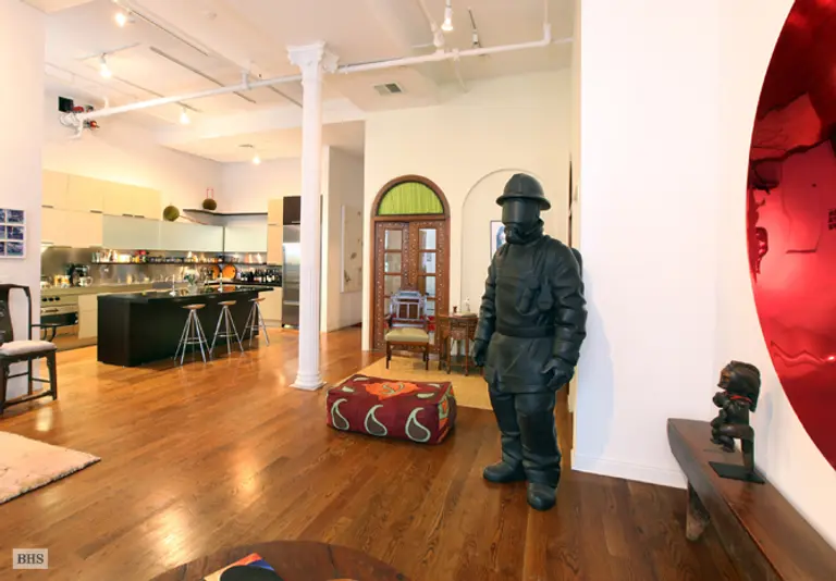 Greene Street SoHo Loft Will Cast a Spell on You (Sorry, Quirky Fireman Statue Not Included)