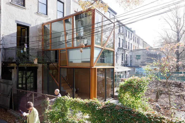 Brooklyn Family Expands Fort Greene Townhouse with Airy Garden Pavilion by O’Neill McVoy Architects