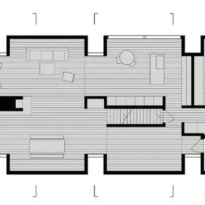 Layout of Tsai residence designed by HHF Architects and Ai Weiwei