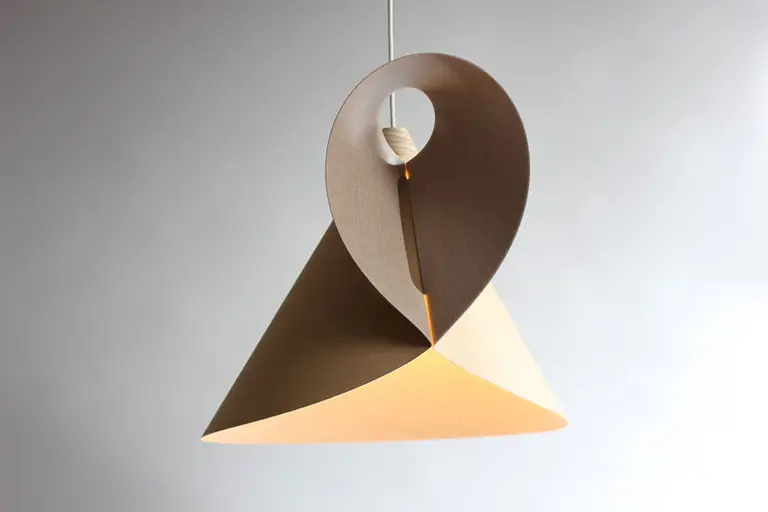 Moorehead & Moorehead’s Chipboard Pendant Will Light Up Any Room With Its Sinuous Form