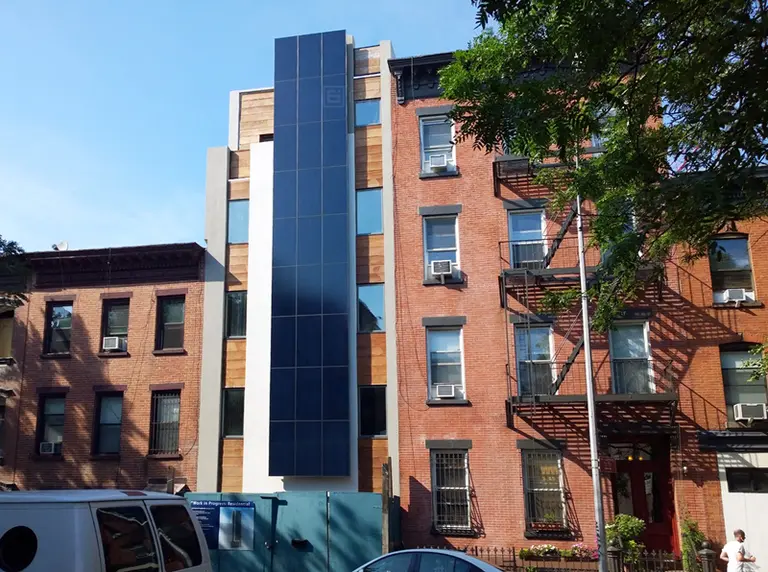 Park Slope’s Slim and ‘Super Green’ Condo Building Features a Solar Panel-Clad Facade