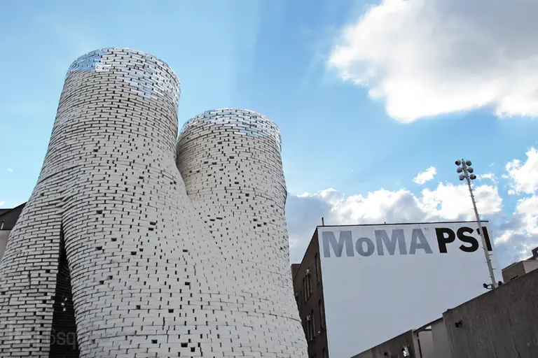 A Glittering Tower Built from Mushrooms Rises in the MoMA PS1 Courtyard