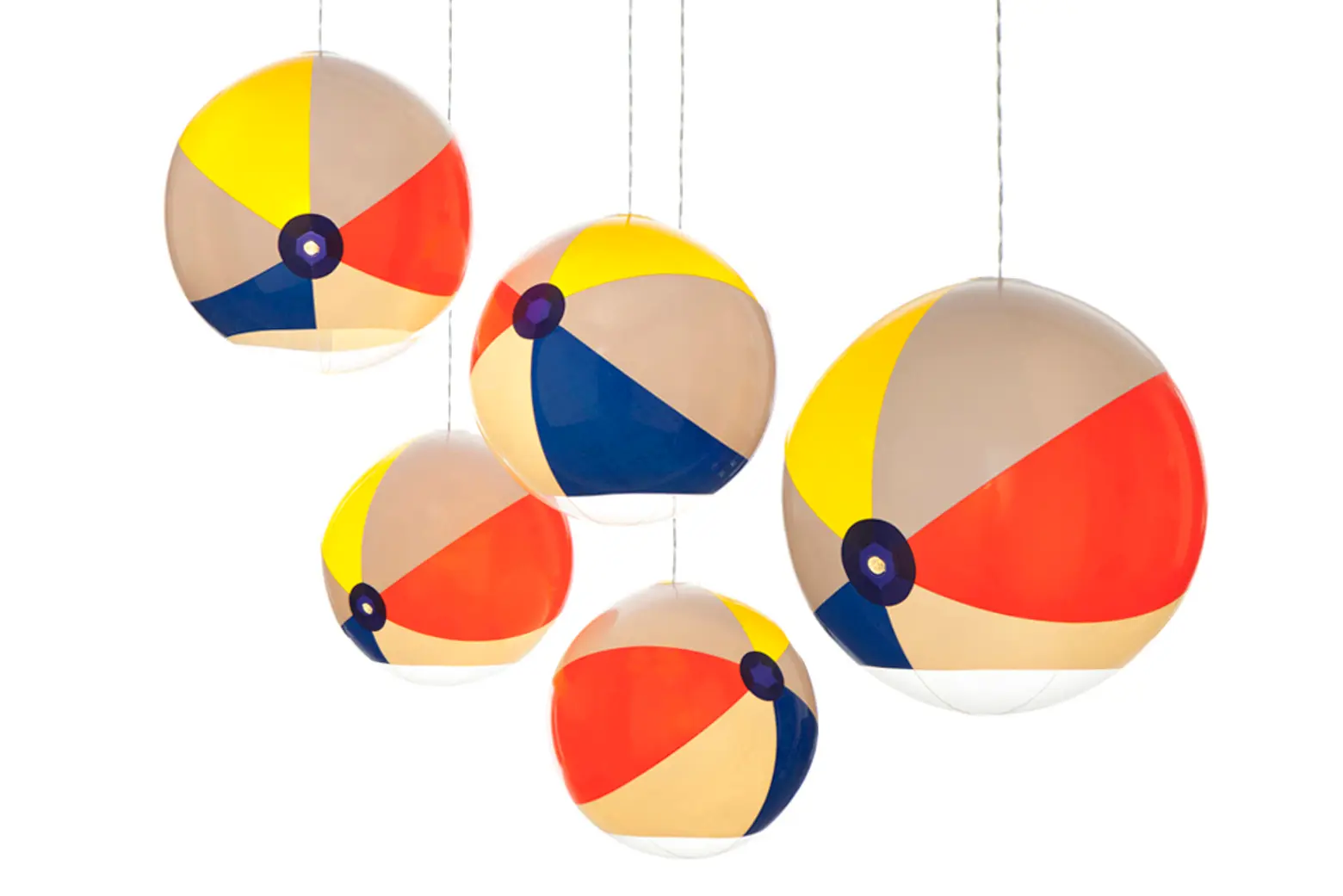 Light Up Your Home With These Summer-Ready Beach Ball Lights by Toby Sanders