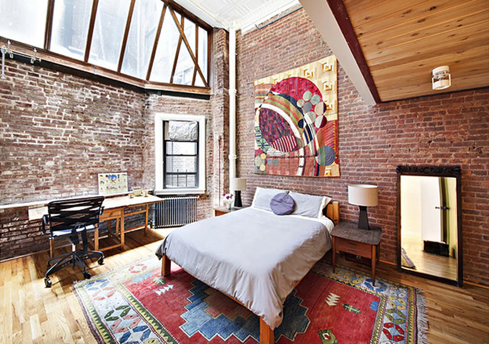 Here Comes the Sun…In This Industrial Tribeca Loft Complete with Artist’s Studio