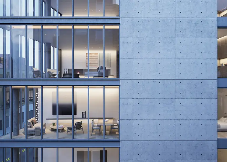 Renderings of Pritzker Winner Tadao Ando’s Concrete and Glass Condo for Nolita Revealed