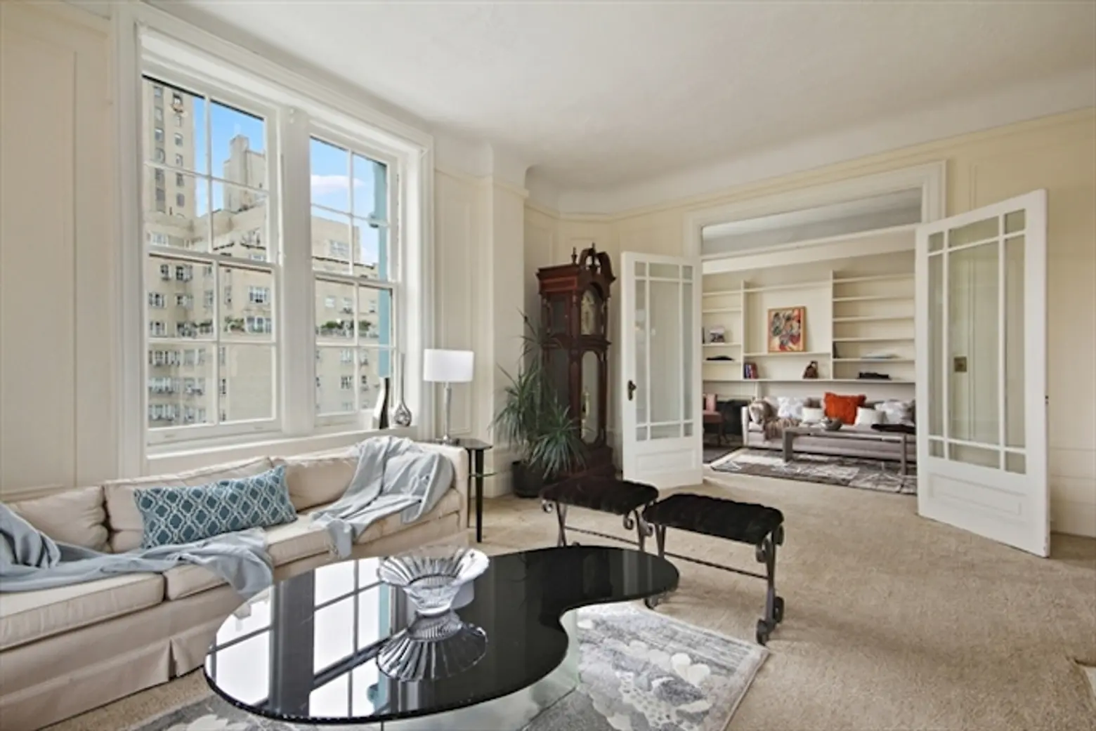 285 Central Park West, St. Urban, living room, country chic, country and city, new york interiors, million dollar listing