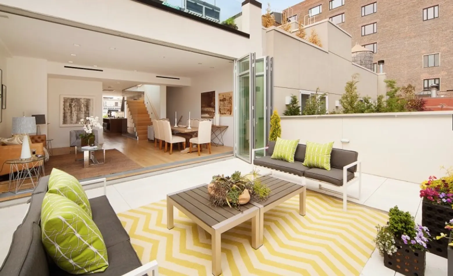 Airy $12 Million Soho Penthouse Offers Up a Premier Indoor/Outdoor Living Experience