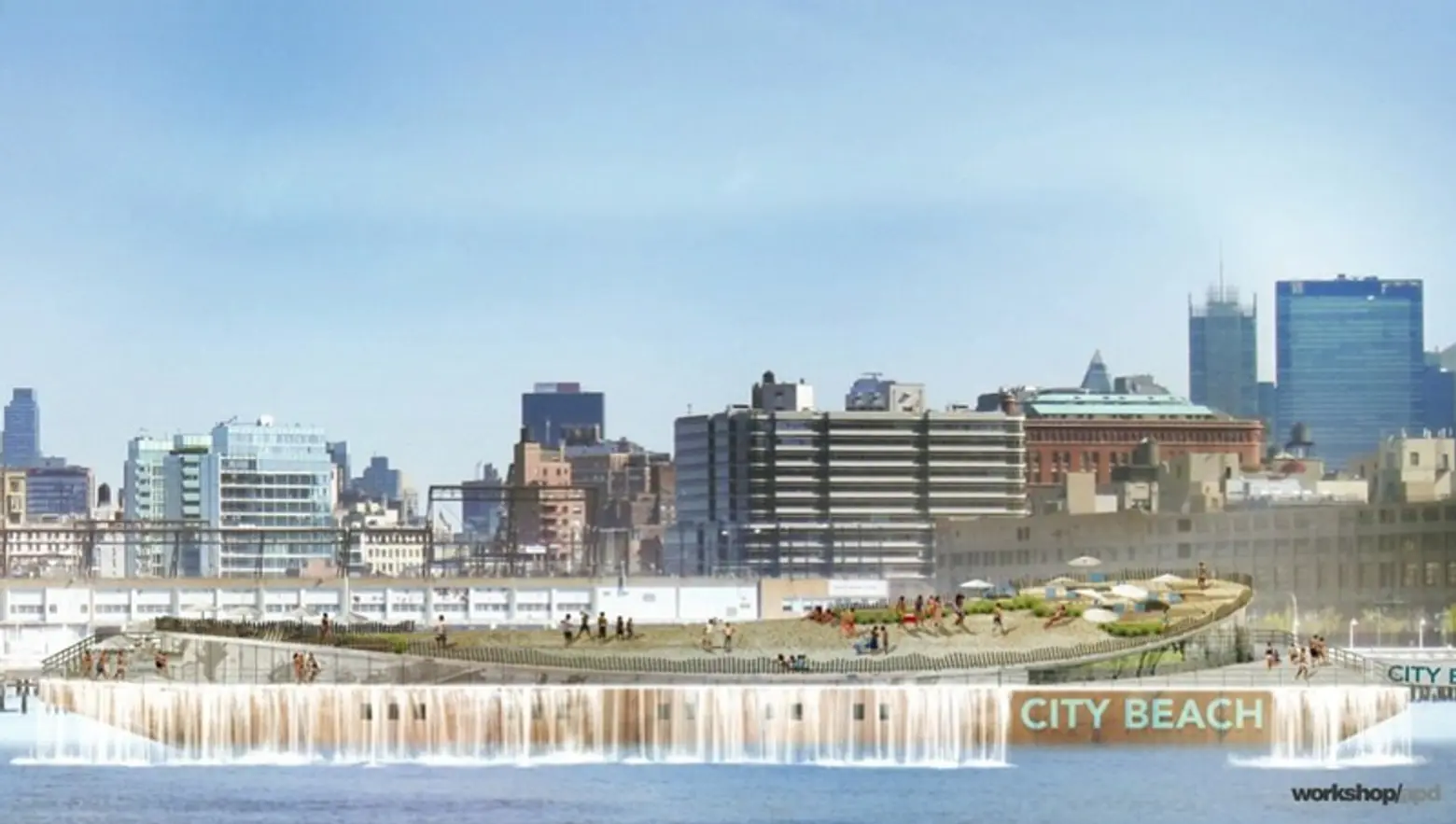 An Artificial Beach Could be Coming to the Hudson River in 2016
