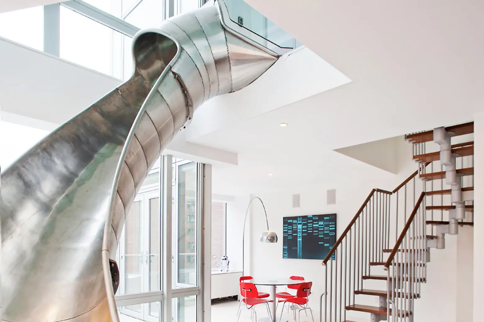 Live Out Your Childhood Fantasies in This East Village Home with a Metal Slide by Turett Architects